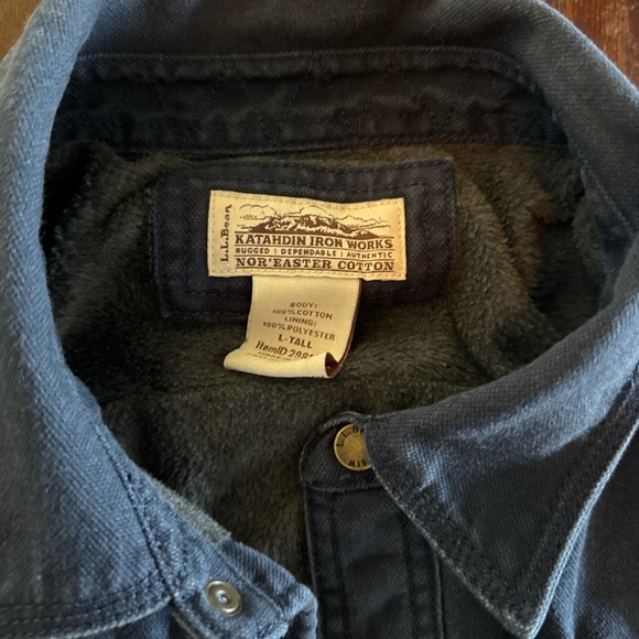 L.L. Bean Men's Navy Carhartt Sytle Jacket - Picture 3 of 6